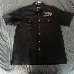 Harley-Davidson 110th Anniversary Button Up Short Sleeve